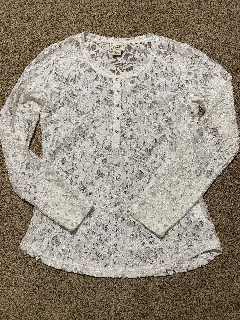 Ariat lace blouse